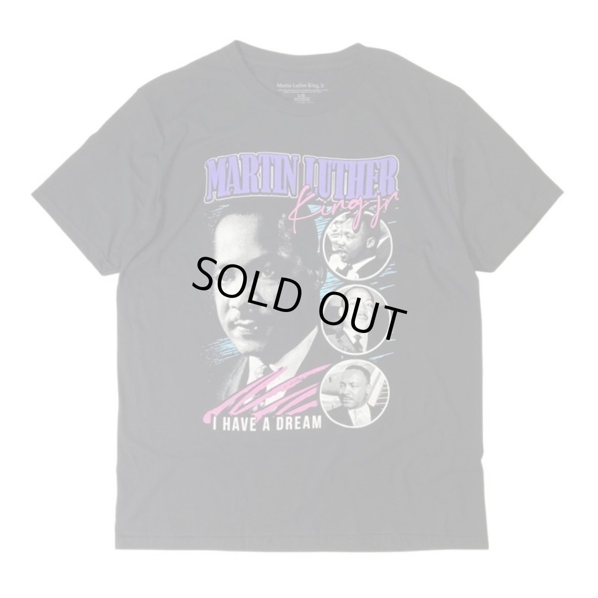 画像1: Martin Luther King Jr. S/S T-Shirts - Black (1)