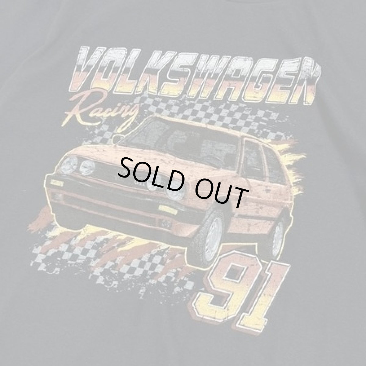 画像2: Volkswagen Golf GTI Racing 91 T-Shirts - Black (2)