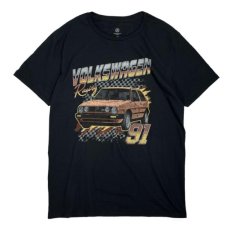 画像1: Volkswagen Golf GTI Racing 91 T-Shirts - Black (1)