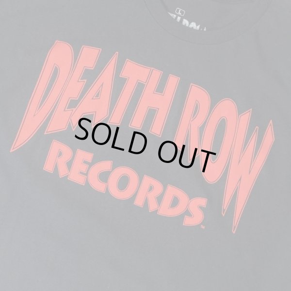 DEATH ROW RECORDS Tシャツ　ローライダー　ウェッサイ　黒 Death Row Records Logo Black T-shirt Official Death-row Hip
