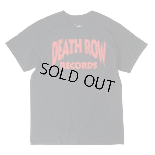 DEATH ROW RECORDS Tシャツ　ローライダー　ウェッサイ　黒 Death Row Records Logo Black T-shirt Official Death-row Hip