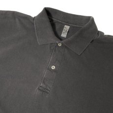 画像2: Los Angeles Apparel 6.5oz S/S Polo T-Shirts Vintage Black / ロサンゼルスアパレル 6.5オンス ポロ Tシャツ ビンテージブラック (2)