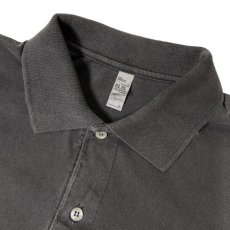 画像3: Los Angeles Apparel 6.5oz S/S Polo T-Shirts Vintage Black / ロサンゼルスアパレル 6.5オンス ポロ Tシャツ ビンテージブラック (3)