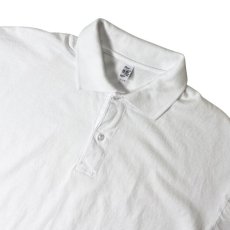 画像2: Los Angeles Apparel 6.5oz S/S Polo T-Shirts White / ロサンゼルスアパレル 6.5オンス ポロ Tシャツ ホワイト (2)
