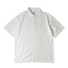 画像1: Los Angeles Apparel 6.5oz S/S Polo T-Shirts White / ロサンゼルスアパレル 6.5オンス ポロ Tシャツ ホワイト (1)