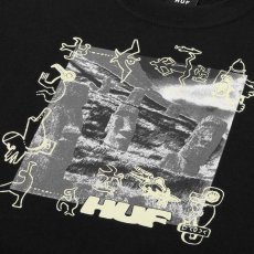 画像2: HUF Ancient MysteriesT-Shirts Black / ハフ エインシャント ミステリーズ Tシャツ ブラック (2)
