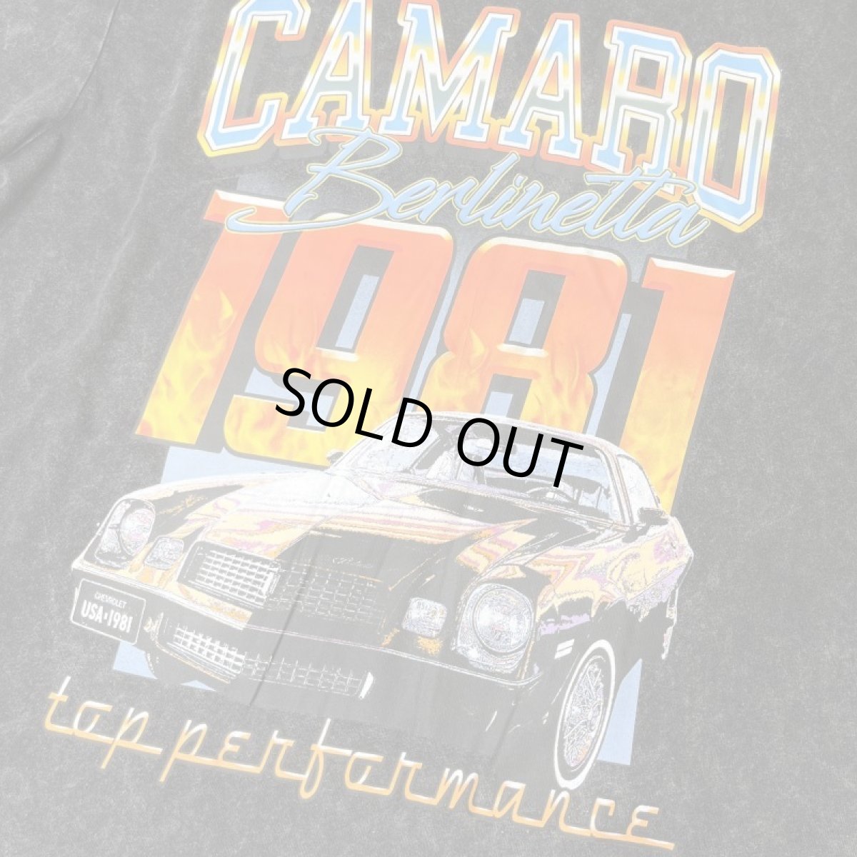 画像2: Chevrolet Camaro Berlinetta 1981 T-Shirts - Black (2)