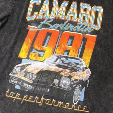 画像2: Chevrolet Camaro Berlinetta 1981 T-Shirts - Black (2)