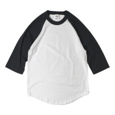 画像1: Shakawear 6oz Raglan T-Shirts WhiteｘBlack / シャカウェア 6オンス ラグラン Tシャツ ホワイトｘブラック (1)