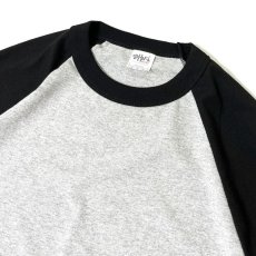 画像2: Shakawear 6oz Raglan T-Shirts - Heather GreyｘBlack (2)