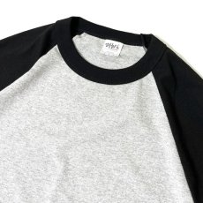 画像2: Shakawear 6oz Raglan T-Shirts Heather GreyｘBlack / シャカウェア 6オンス ラグラン Tシャツ ヘザーグレーｘブラック (2)