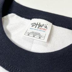 画像3: Shakawear 6oz Raglan T-Shirts Heather - WhiteｘNavy (3)