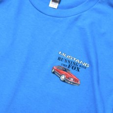 画像4: Ford Mustang Running with the Fox S/S T-Shirts Blue / フォード・モーター・カンパニー マスタング Tシャツ ブルー (4)