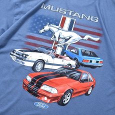 画像3: Ford Mustang S/S T-Shirts Indigo / フォード・モーター・カンパニー マスタング Tシャツ インディゴ (3)