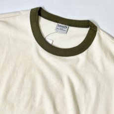 画像2: Ctton On S/S Ringer T-Shirts - NaturalｘOlive (2)