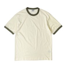 画像1: Ctton On S/S Ringer T-Shirts - NaturalｘOlive (1)