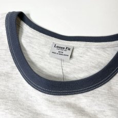 画像3: Ctton On S/S Ringer T-Shirts - AshｘNavy (3)