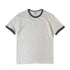 画像1: Ctton On S/S Ringer T-Shirts - AshｘNavy (1)