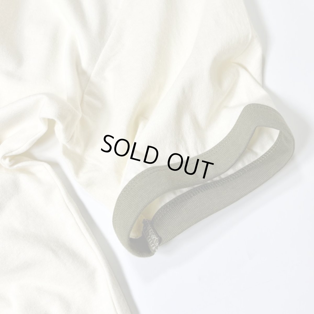 画像4: Ctton On S/S Ringer T-Shirts - NaturalxOlive (4)