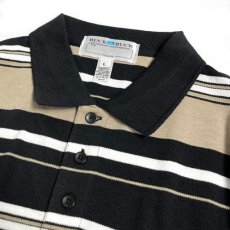 画像3: Lord Daniel Sportswear S/S Pique Polo Shirts Black / ロードダニエルスポーツウェア ショートスリーブ ピケ ポロシャツ ブラック (3)