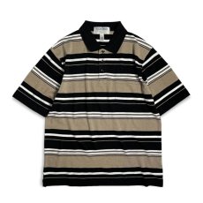 画像1: Lord Daniel Sportswear S/S Pique Polo Shirts Black / ロードダニエルスポーツウェア ショートスリーブ ピケ ポロシャツ ブラック (1)