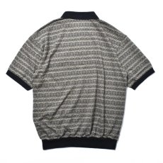 画像2: Lord Daniel Sportswear S/S Banded Bottom Polo Shirts - Black (2)