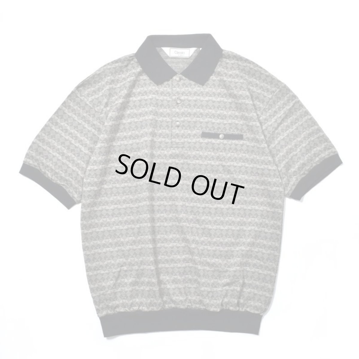 画像1: Lord Daniel Sportswear S/S Banded Bottom Polo Shirts - Black (1)