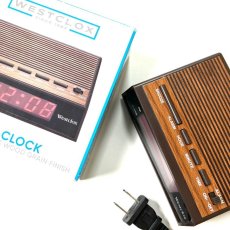 画像4: Westclox Wood Grain Alarm Clock / ウエストクロックス アラームクロック (4)