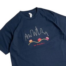 画像2: San Francisco Souvenir Emb S/S T-Shirts Navy / サンフランシスコ スーベニア ショートスリーブ Tシャツ ネイビー (2)