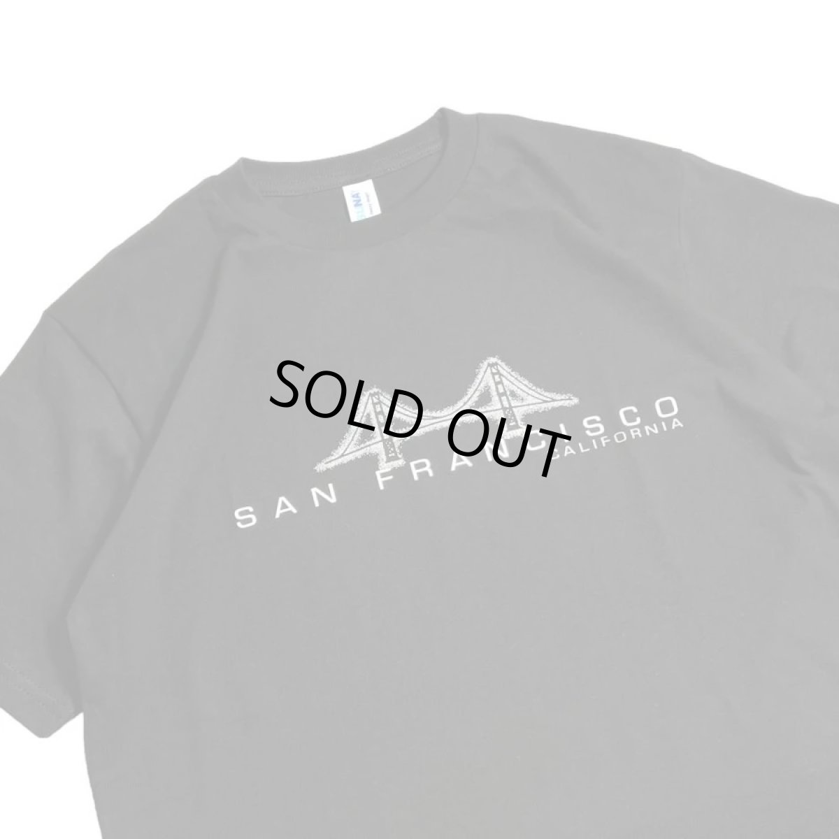 画像2: San Francisco Souvenir Emb S/S T-Shirts - Black (2)