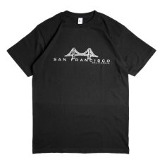画像1: San Francisco Souvenir Emb S/S T-Shirts - Black (1)