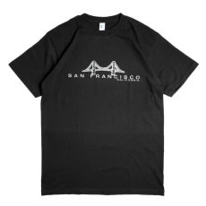 画像1: San Francisco Souvenir Emb S/S T-Shirts Black / サンフランシスコ スーベニア ショートスリーブ Tシャツ ブラック (1)