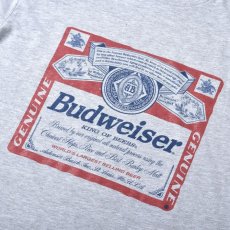 画像2: Budweiser Bud Beer #M7181 T-Shirts Heather Grey / バドワイザー バド ビア Tシャツ ヘザーグレー (2)