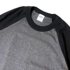 画像2: Shakawear 6oz Raglan T-Shirts Heather CharcoalｘBlack / シャカウェア 6オンス ラグラン Tシャツ チャコールｘブラック (2)