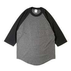 画像1: Shakawear 6oz Raglan T-Shirts - Heather CharcoalｘBlack (1)