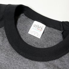 画像3: Shakawear 6oz Raglan T-Shirts - Heather CharcoalｘBlack (3)