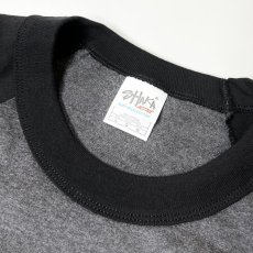 画像3: Shakawear 6oz Raglan T-Shirts Heather CharcoalｘBlack / シャカウェア 6オンス ラグラン Tシャツ チャコールｘブラック (3)