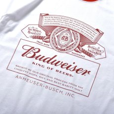 画像3: Budweiser Ringer T-Shirts - WhiteｘRed (3)