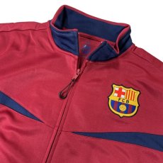 画像3: Icon Sports FC Barcelona Adult Striker Full Zip Truck Jacket MaroonｘNavy / FCバルセロナ ストライカー フルジップ トラックジャケット マルーンｘネイビー (3)