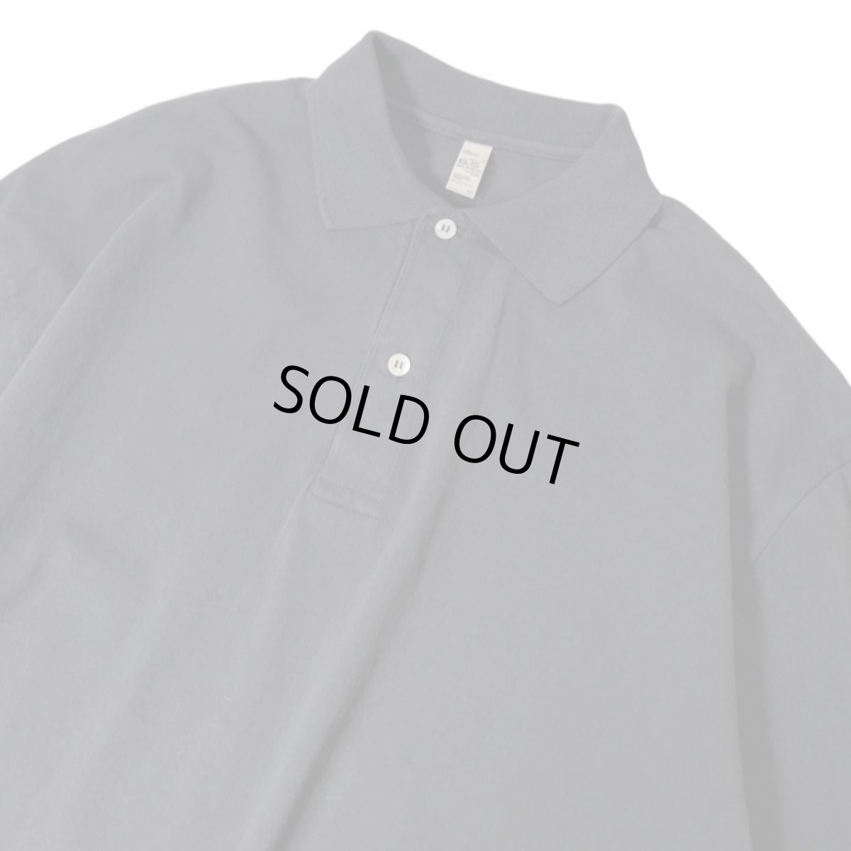 画像2: Los Angeles Apparel 6.5oz L/S Polo T-Shirts - Black (2)