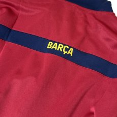 画像4: Icon Sports FC Barcelona Adult Striker Full Zip Truck Jacket MaroonｘNavy / FCバルセロナ ストライカー フルジップ トラックジャケット マルーンｘネイビー (4)