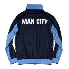 画像2: Icon Sports Manchester City F.C. Adult Full Zip Truck Jacket NavyｘSax / マンチェスター・シティFC ストライカー フルジップ トラックジャケット ネイビーｘサックス (2)