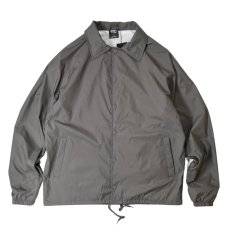 画像1: Shakawear Nylon Coach Jacket Dark Grey / シャカウェア ナイロン コーチジャケット ダークグレー (1)