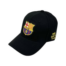 画像1: Icon Sports FC Barcelona Shield 6Panel Dad Hat Black / FCバルセロナ 6パネル キャップ ブラック (1)