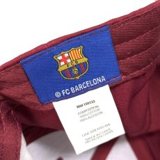 画像4: Icon Sports FC Barcelona Iconic 6Panel Dad Hat Wine / FCバルセロナ 6パネル キャップ ワイン (4)