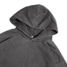 画像2: Los Angeles Apparel 14oz Garment Dye Heavy Fleece Hoodie Vintage Black / ロサンゼルスアパレル 14オンス ガーメントダイ ヘビーフリース スウェットフーディ ヴィンテージブラック (2)