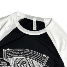 画像3: Budweiser Raglan Sleeve T-Shirts BlackｘWhite / バドワイザー ラグラン スリーブ Tシャツ ブラックｘホワイト (3)