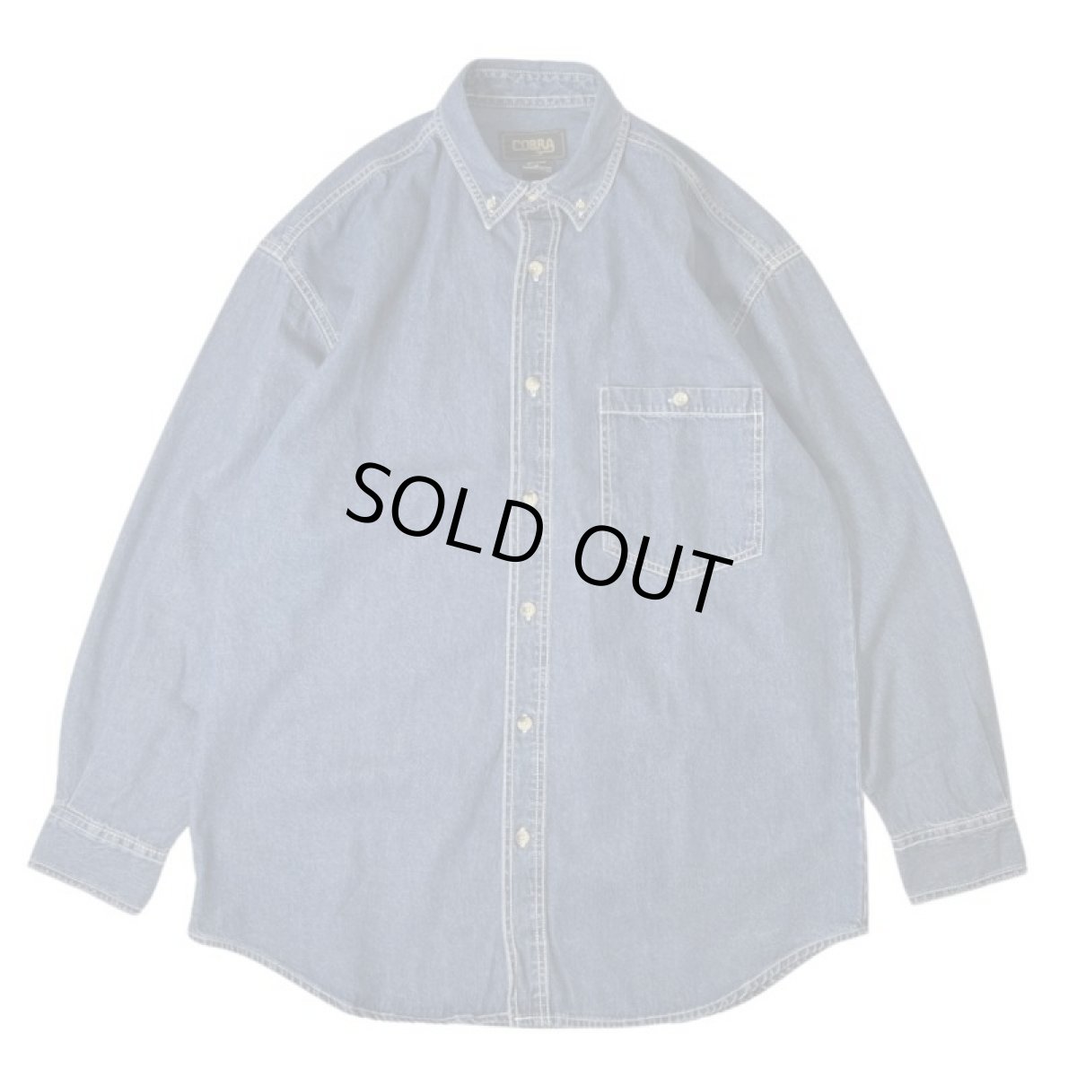 画像1: Cobra Caps L/S Heavyweight Denim Shirts - Indigo (1)