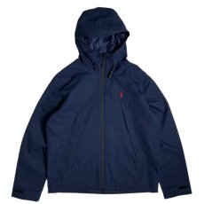 画像1: Polo Ralph Lauren Water Resistant Hooded Jacket Navy / ポロ ラルフローレン ウォーターレジスタント フード ジャケット ネイビー (1)