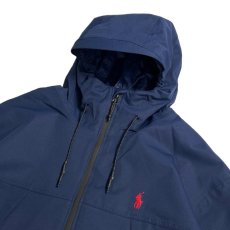 画像7: Polo Ralph Lauren Water Resistant Hooded Jacket Navy / ポロ ラルフローレン ウォーターレジスタント フード ジャケット ネイビー (7)